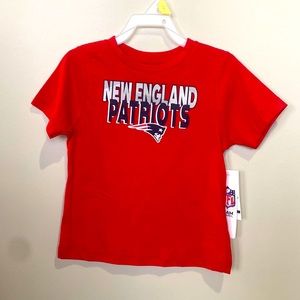Red and blue toddler limited edition 3T New England Patriots comic theme